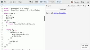 js tutorial about Redux: Extracting Action Creators