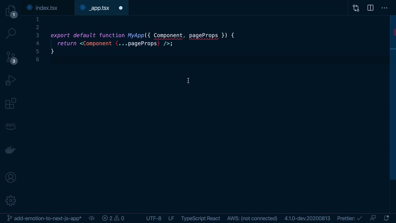 Add Global Styles To A Next Js App Egghead Io