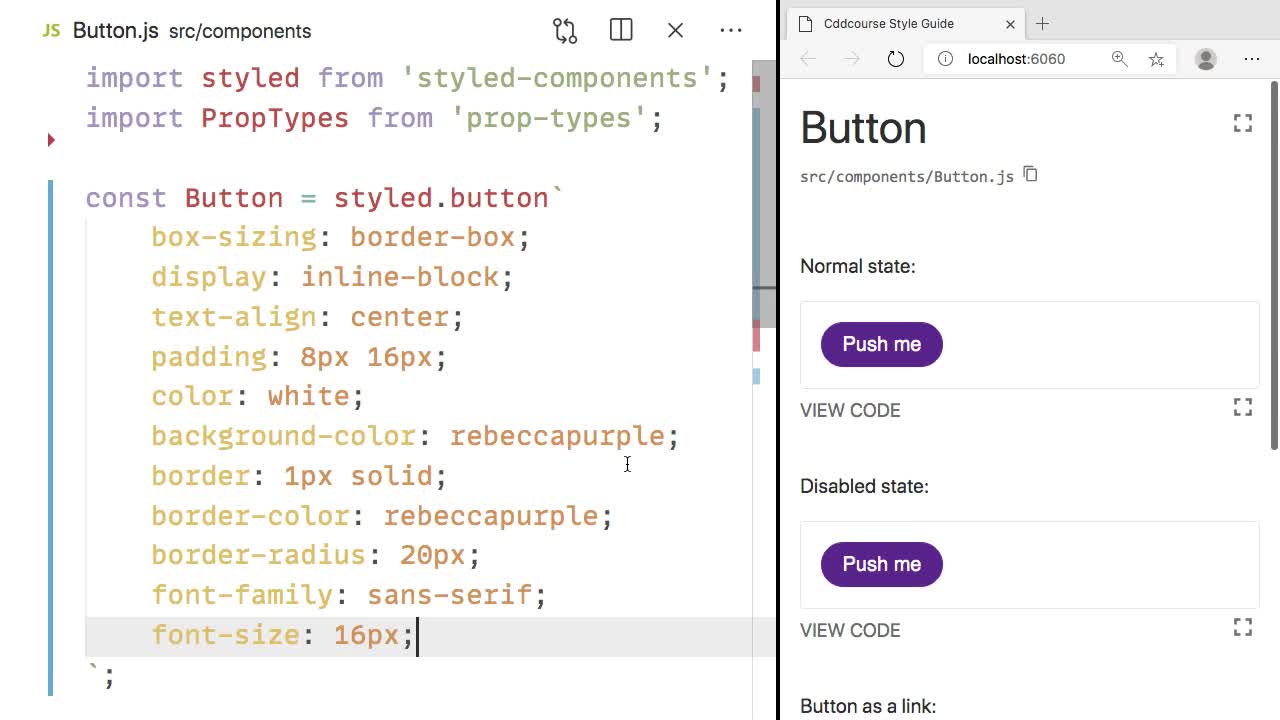 styled-components: \
