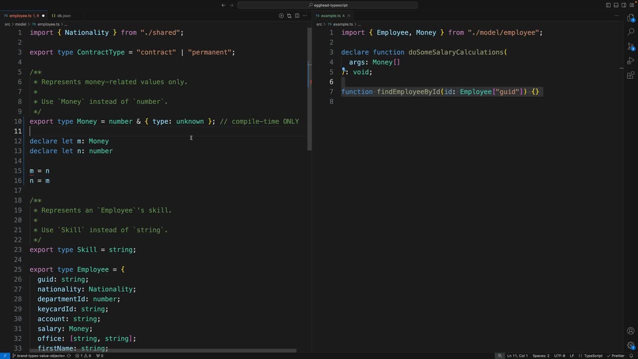 Make Primitive Types Incompatible using Typescript Structural 