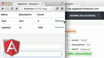 AngularJS tutorial about Updating Real-Time Data with Firebase Forge