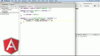 AngularJS tutorial about Write Your First Directive